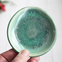 Image 3 of Spoon Rest, Shimmering Green Glaze, Dish for Your Coffee Station, Made in USA