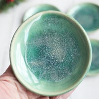 Image 9 of Spoon Rest, Shimmering Green Glaze, Dish for Your Coffee Station, Made in USA