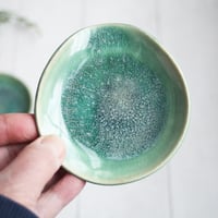 Image 7 of Spoon Rest, Shimmering Green Glaze, Dish for Your Coffee Station, Made in USA