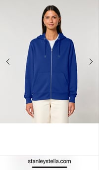 Image 3 of Worker blue zip hoodie