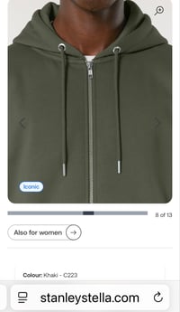 Image 3 of Anthracite Zip hoodie 