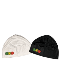 Image 1 of WAVEYWRLD RASTA SKULL CAP