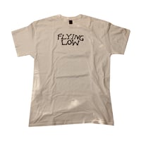 FLYING LOW ED LOGO T-SHIRT WHITE/NAVY