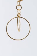 GOLDEN CIRCLE EARRINGS