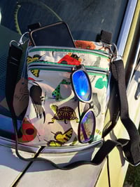 Image 3 of Cincinnati Nature Mid Century Modern Two Zip Crossbody Bag 