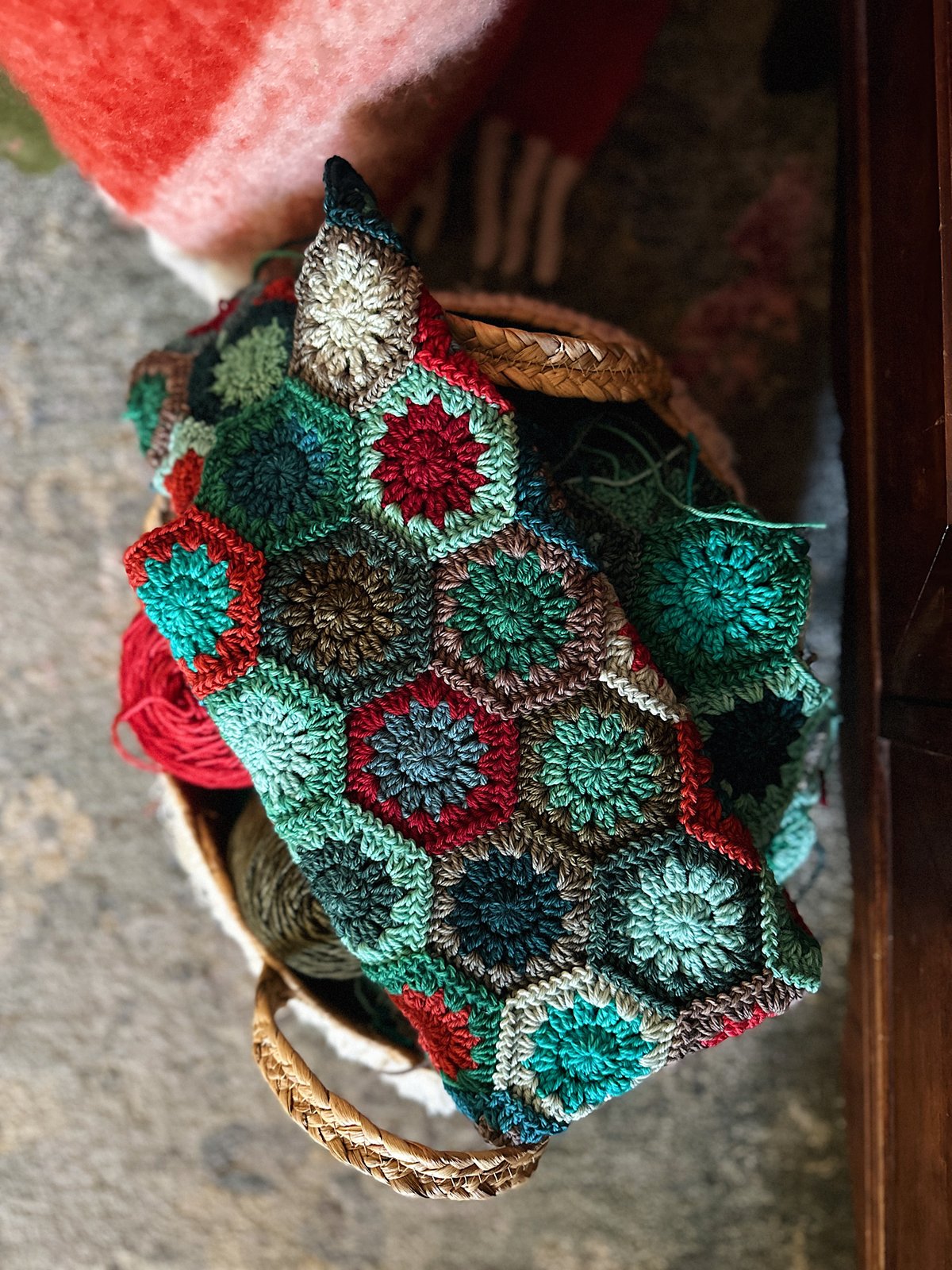 Nutcracker Village blanket