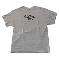 FLYING LOW ED LOGO T-SHIRT LT. BLUE/NAVY