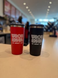Image 1 of Retro Logo Tumbler 20 oz Available in Black and Red