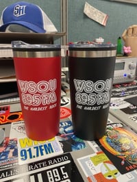 Image 4 of Retro Logo Tumbler 20 oz Available in Black and Red