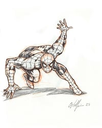 Spidey Original Sketch