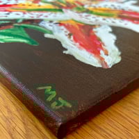 Image 3 of Be Here Now (Lily) Painting w/Lyrics