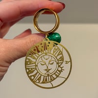 Sun Moon Hoop Dangles (sizes 4g-2")