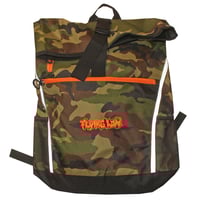 Image 1 of FLYING LOW ELI LOGO DELUXE PACKPACK CAMO/ORANGE