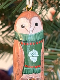 Image 3 of Owl Ornament by Melody Martin