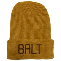 BALT Chain Stitch Waffle Beanie Camel 