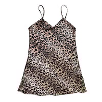 Image 1 of LEOPARD slip dress
