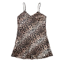 Image 2 of LEOPARD slip dress