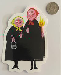 Image 1 of Babushka Die Cut Sticker