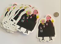 Image 2 of Babushka Die Cut Sticker