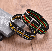 Image 1 of Glow in the dark lumed NATO watch strap 20mm