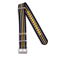 Image 3 of Glow in the dark lumed NATO watch strap 20mm
