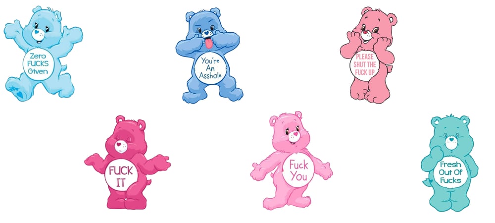 Image of Not so Care Bears