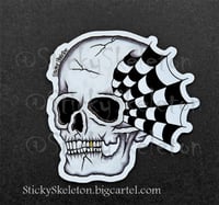 Gold Tooth Web Skull