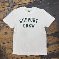 Image 1 of Support Crew - Off-White / Forest Green