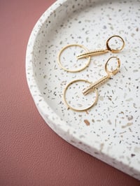 Image 2 of Boucles d'Oreilles IZIA Pendantes