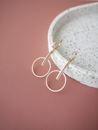 Image 3 of Boucles d'Oreilles IZIA Pendantes