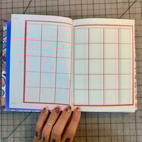 Image 6 of Risograph Snail Planner - Light Blue Floral Cover