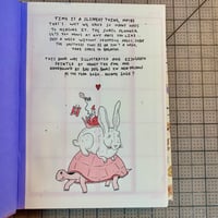 Image 2 of Risograph Snail Planner - Gold Floral Cover