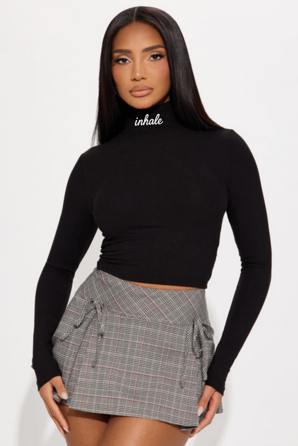 Image of Inhale Lady's Mid cut Turtleneck 