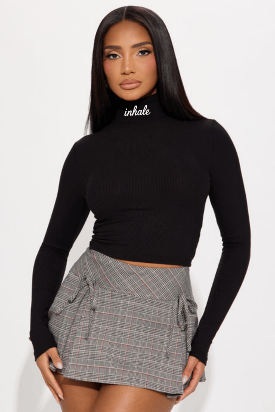 Image of Inhale Lady's Mid cut Turtleneck 