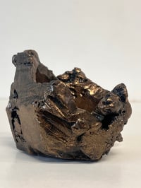 Image 1 of Bronze finish ceramic teabowl 2