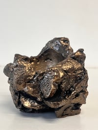 Image 4 of Bronze finish ceramic teabowl 2