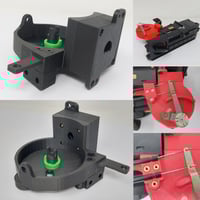 Image 1 of 88-91 Honda CRX Climate Control Cable Clamp FIX & Gear Housing ~ HVAC AC Repair