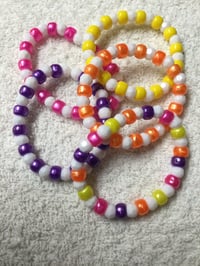 Image 1 of 326 Multiple Color Stretch Stackable Stretch Bracelet Set