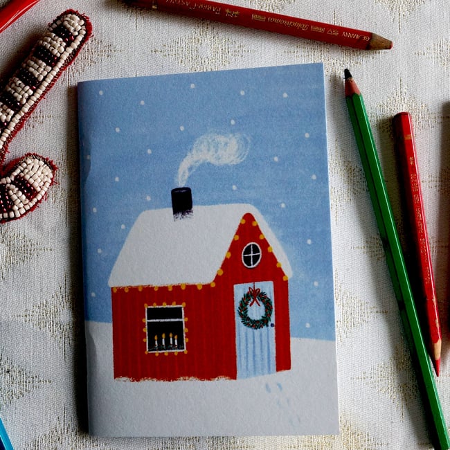 Collection de Noël : carnet maison