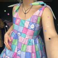 Image 1 of *OG Fabrics* MIDI Tie Smock Dress (made 2 order) 