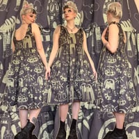 Image 2 of *OG Fabrics* MIDI Tie Smock Dress (made 2 order) 