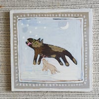 Image 2 of Wolf mother and winter's day
