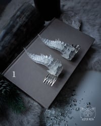 Image 2 of Ice Crystal Dragon Hair Pins (a pair of two pins)