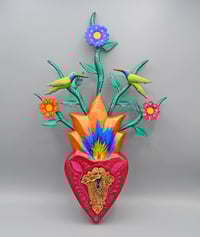 Image 1 of Hummingbird Twilight Heart-Blossoming Heart Series