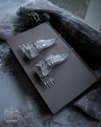 Image 3 of Ice Crystal Dragon Hair Pins (a pair of two pins)