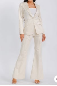 Image 1 of Lace Two Piece Blazer Suit