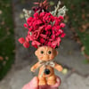 Red Flower Bouquet Troll 3.5"