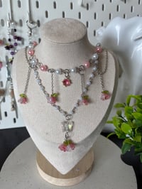 Image 3 of Tangled Rapunzel Beaded Layered Necklace