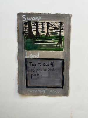 Image of Forgotten Stargates Magic card 1 (swamp)