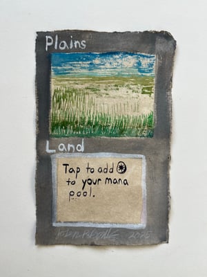 Image of Forgotten Stargates Magic card 3 (plains)